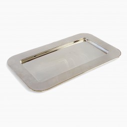 Rectangular Silver Plate Tray