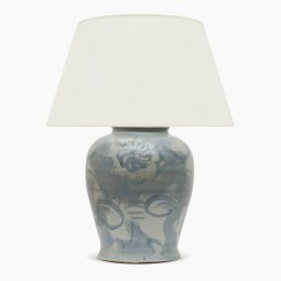 Large Ming Style Ceramic Table Lamp
