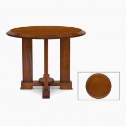 Circular Cherry Wood Table
