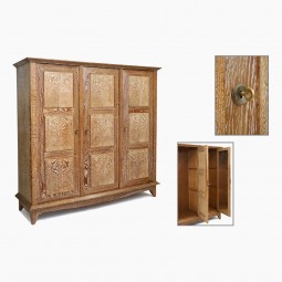 Cerused Oak Cabinet