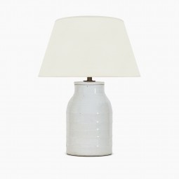 White Ironstone Table Lamp
(Lampshade not included)