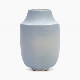 Shaped Light Blue Vase