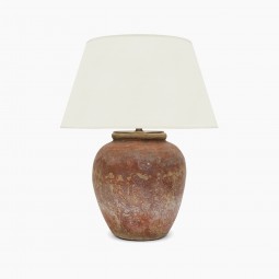 Rustic Red Table Lamp