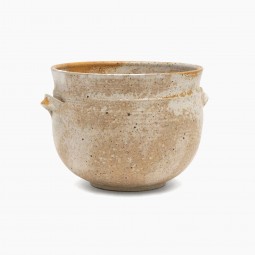 Beige Stoneware Pot