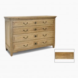 Bleached Oak Commode