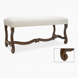 Spanish Os de Mouton Style Bench