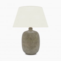 Large Faux Shagreen Ceramic Lamp