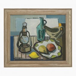 Swedish Still LIfe Oil Painting