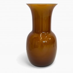 Italian Amber Glass Vase