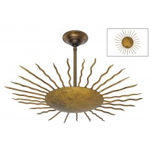 Gilt Iron Sunburst