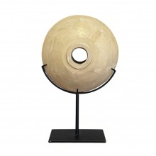 Stone Disc on Stand