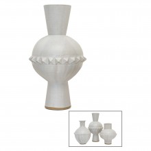 Studded Stoneware Vase