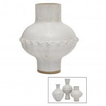 Studded Stoneware Vase