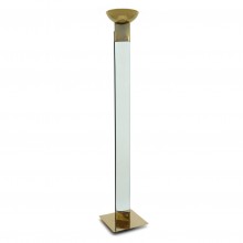 Brass and Glass Torchiere