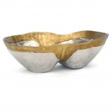 Aluminum and Brass Bowl