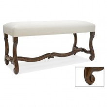 Spanish Os de Mouton Style Bench