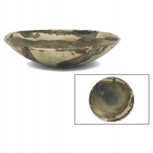 Green Drip Glazed Bowl