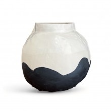 Black and White Porcelain Vase