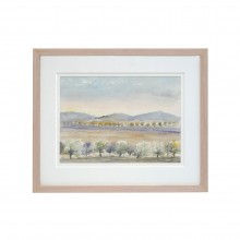 French Watercolor Landscape