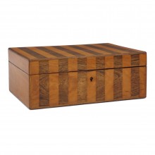 Rosewood and Satinwood Striped Box