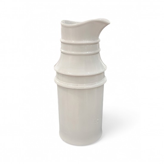 White Ironstone Pitcher