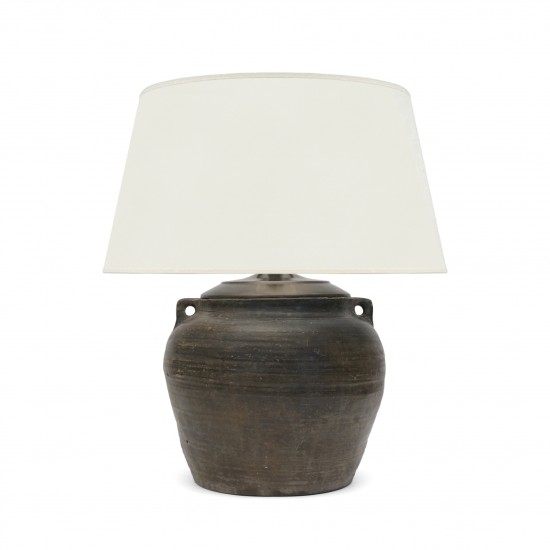 Rustic Pot Table Lamp