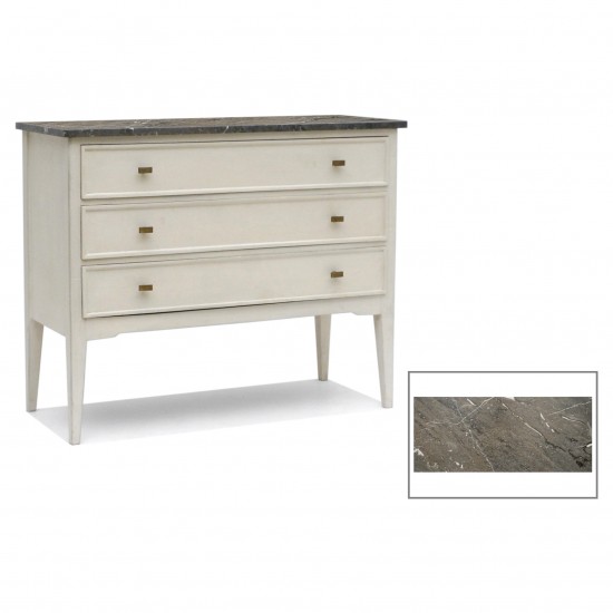 Painted Three Drawer Commode