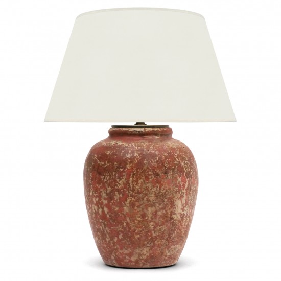 Rustic Red Table Lamp