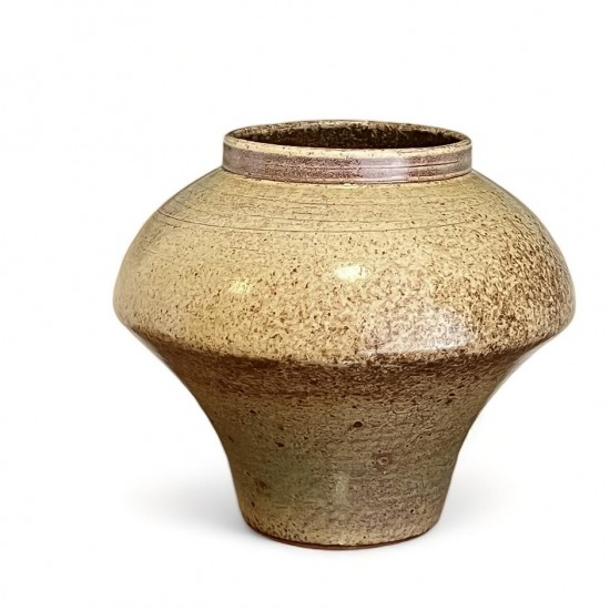 Taupe Stoneware Vase