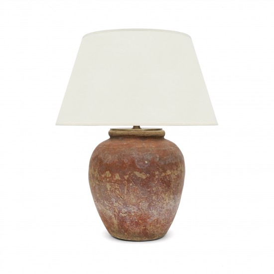 Rustic Red Table Lamp