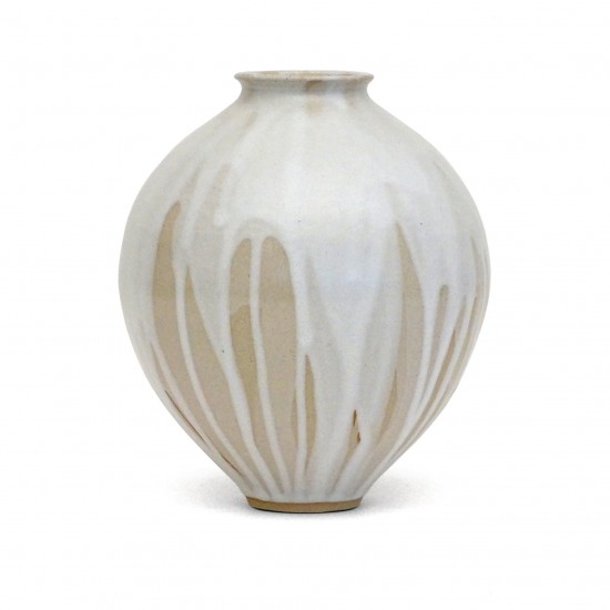 Shaped Stoneware Vase