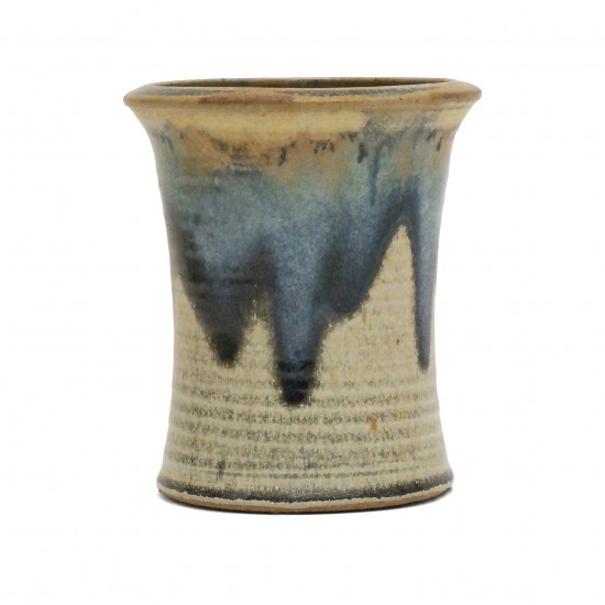 Drip Glazed Stoneware Vase