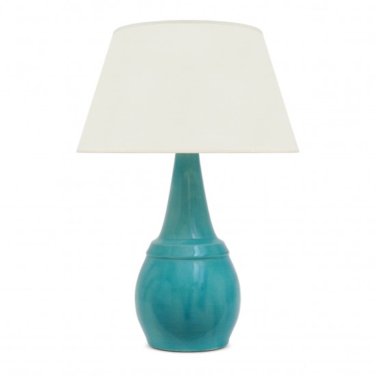 Turquoise Ceramic Lamp