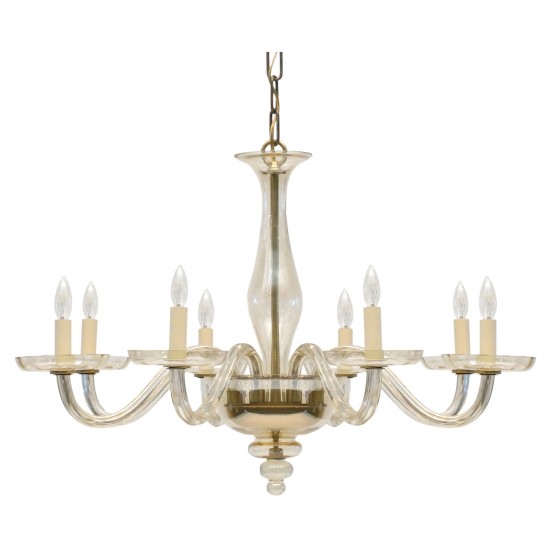 Eight Arm Murano Chandelier