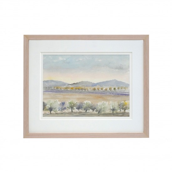 French Watercolor Landscape