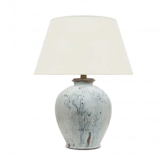 Light Blue Ceramic Table Lamp