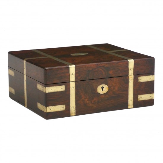 Rosewood and Brass Box