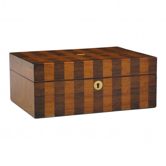 Rosewood and Satinwood Striped Box